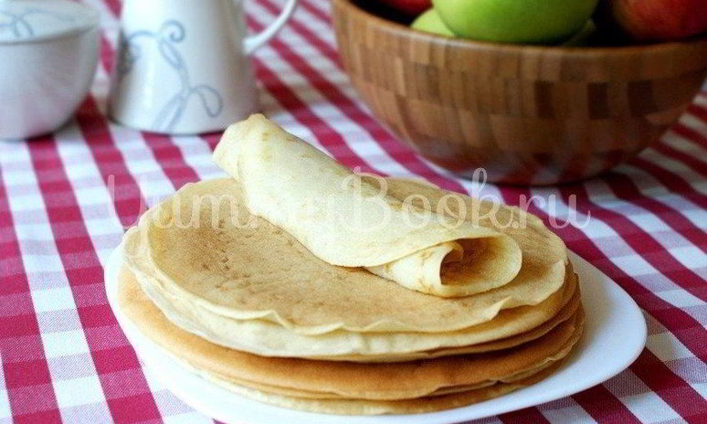 Рецепт блинов на кефире