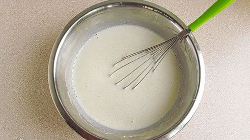 блины на минеральной воде