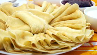 Блины на молоке с водой