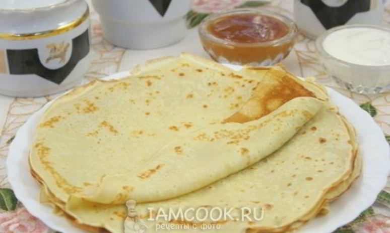 Рецепт блинов на пиве