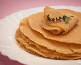 Блины на сухом молоке