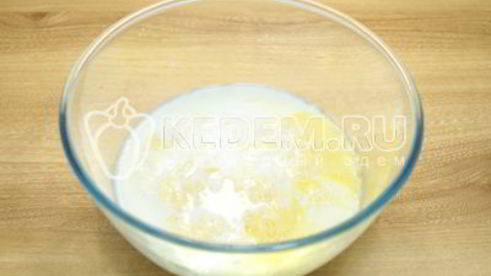 блины с красной икрой