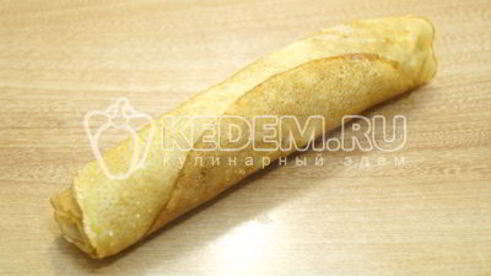 блины с красной икрой