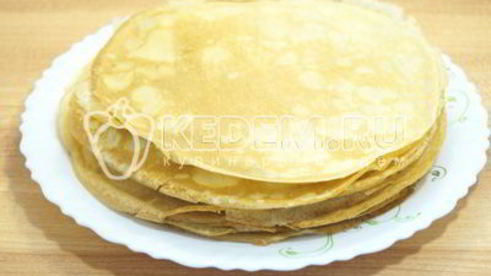 блины с курицей