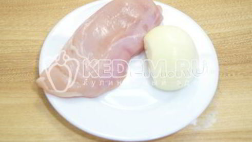 блины с курицей