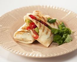 Блины с овощным миксом