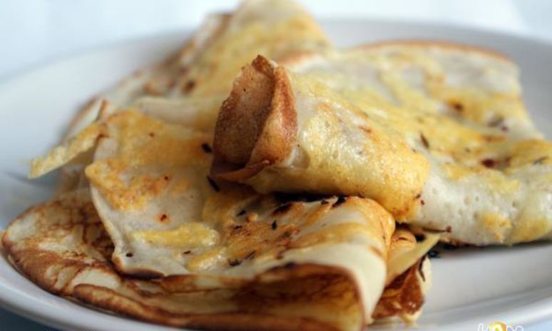 Рецепт блинов с сыром