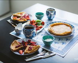 Блины заварные на молоке