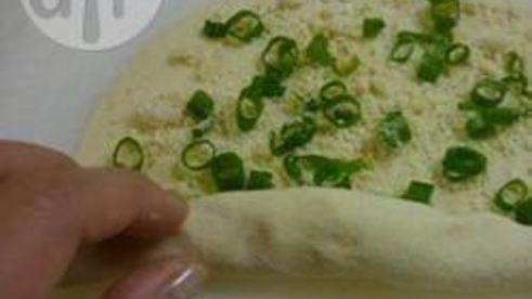 китайские блинчики из зеленого лука