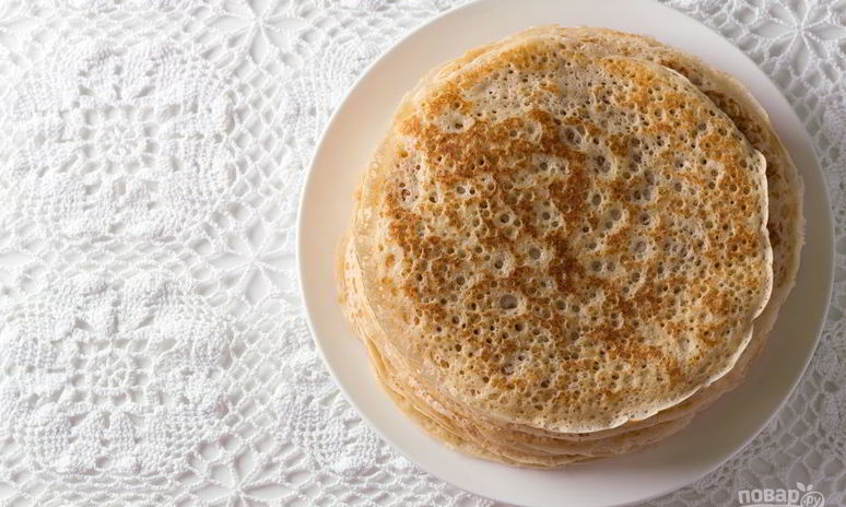 Рецепт кружевных блинов