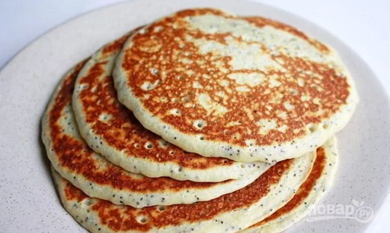 Рецепт маковых панкейков