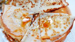 Нежные блинчики на кефире