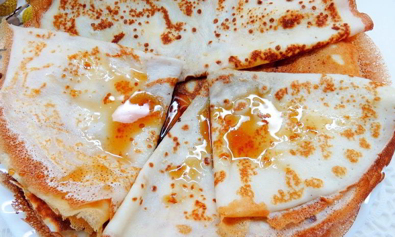 Рецепт нежных блинчиков на кефире