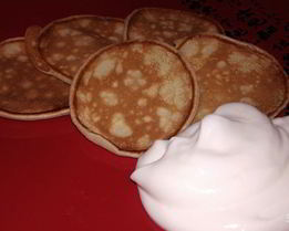 Панкейки на кефире 2,5%