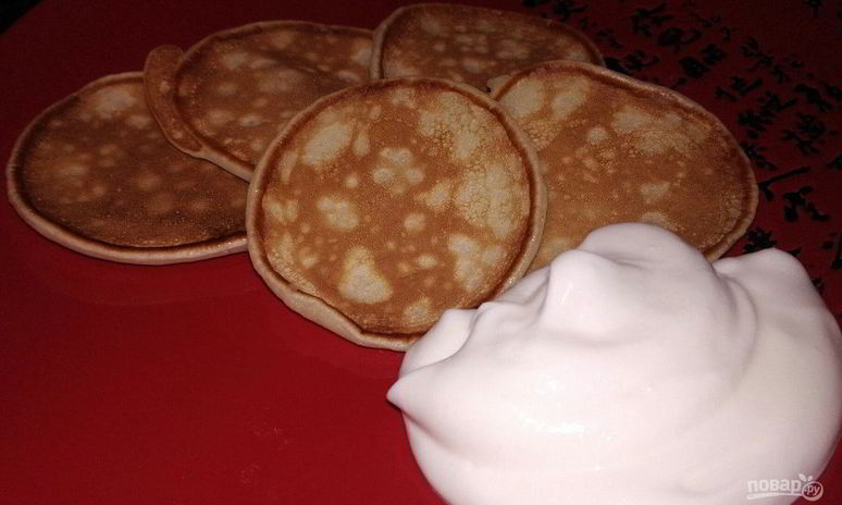 Рецепт панкейков на кефире 2,5%