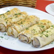 Блины с курицей