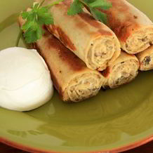 Блины с мясом