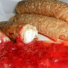 Блины с творогом