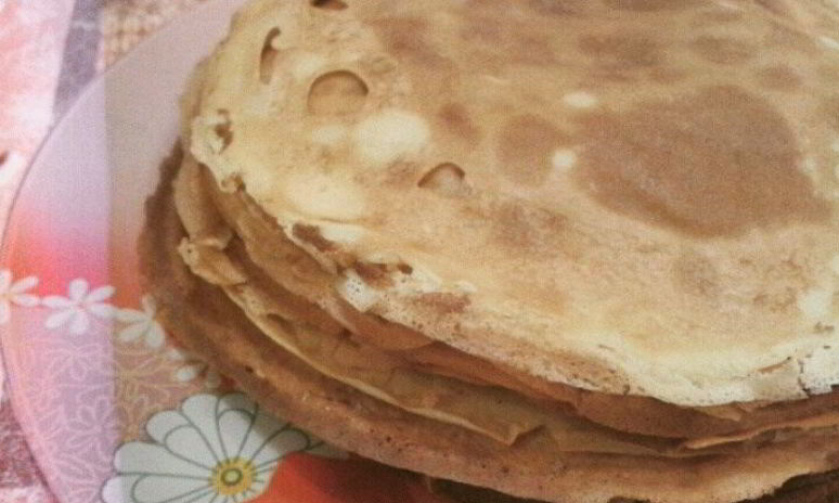 Рецепт простых тонких блинов