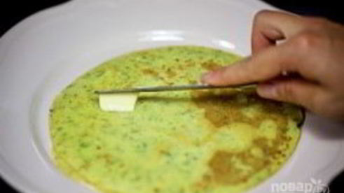 воздушные блинчики из кабачков с зеленью