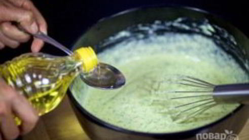 воздушные блинчики из кабачков с зеленью