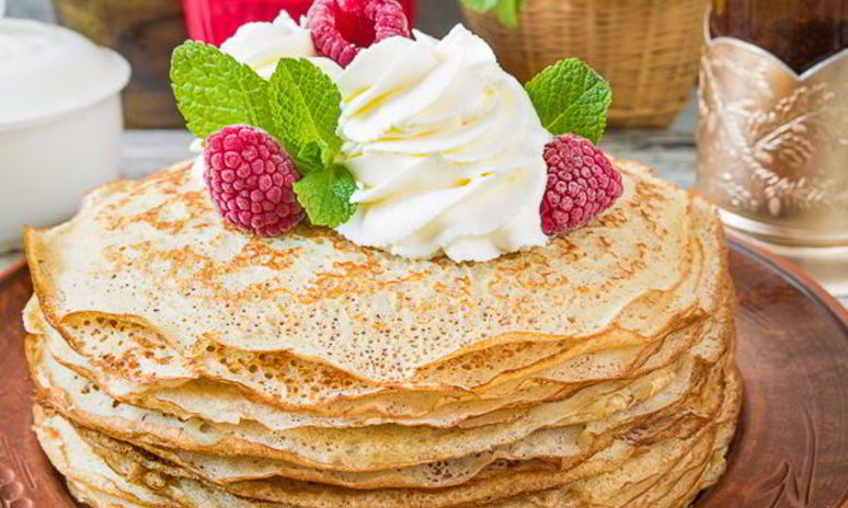 Рецепт заварных блинчиков на кефире