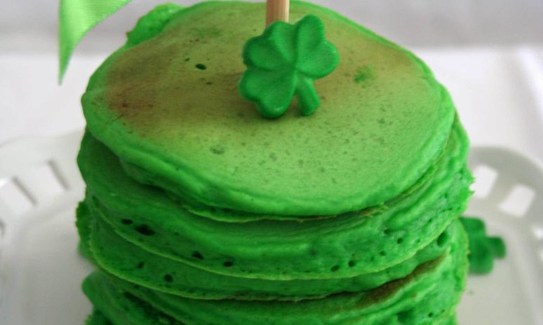 Рецепт зеленых панкейков ко дню патрика
