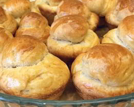 Булочки Бриошь на закваске