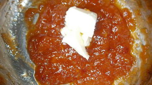 булочки на фруктовом соке с персиковой глазурью