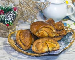 Булочки с корицей и сахаром