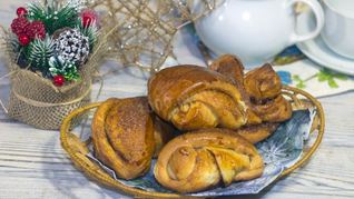 Булочки с корицей и сахаром