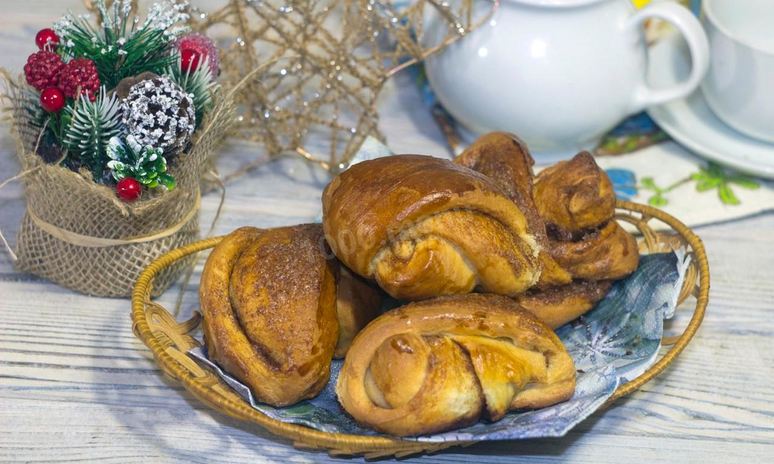 Рецепт булочек с корицей и сахаром