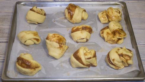 булочки с корицей и сахаром
