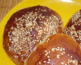 Булочки с кунжутом