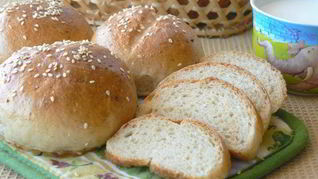 Булочки с мукой и творогом