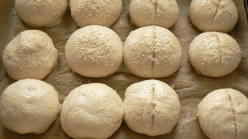 булочки с мукой и творогом