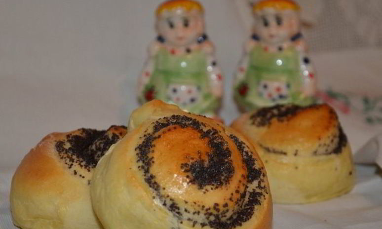 Рецепт дрожжевых булочек с маком
