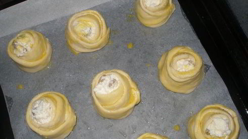 йогуртовые ватрушки-розочки