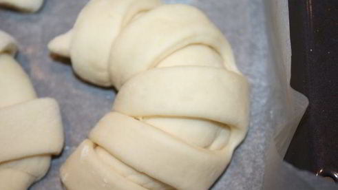 круассаны с кремом патисьер