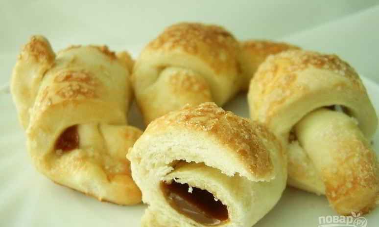 Рецепт круассанов со сгущенкой