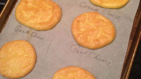 облачные булочки с козьим сыром