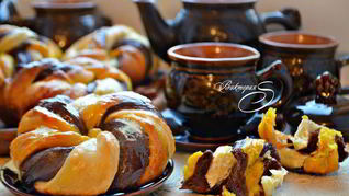 Разноцветные булочки Веселая карусель