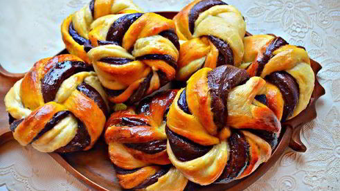 разноцветные булочки веселая карусель