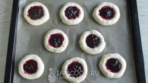 ватрушки с черникой