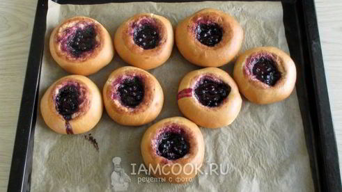 ватрушки с черникой