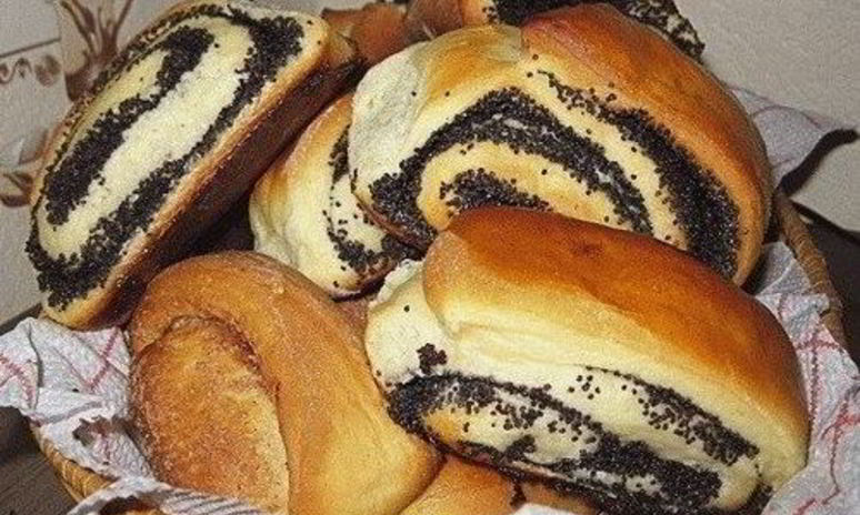 Рецепт вкусных булочек из дрожжевого теста с маком