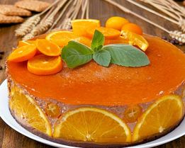 Апельсиновый чизкейк