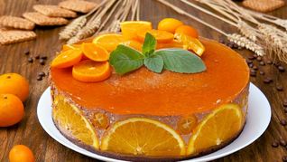 Апельсиновый чизкейк