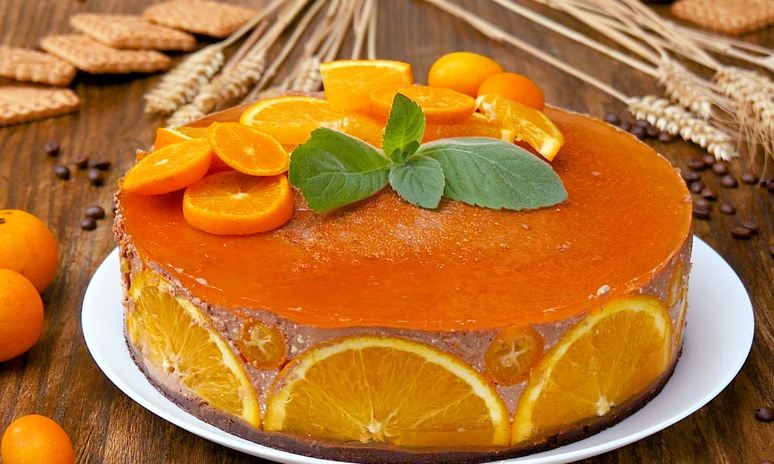 Рецепт апельсинового чизкейка