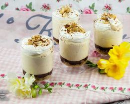 Арахисовый чизкейк без выпечки